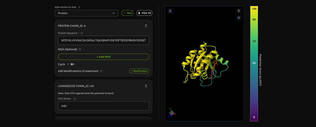 Nvidia BioNeMo Protein Prediction